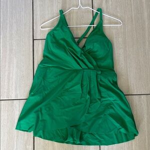 Cupshe Kelly Green Swimsuit Sz. 12